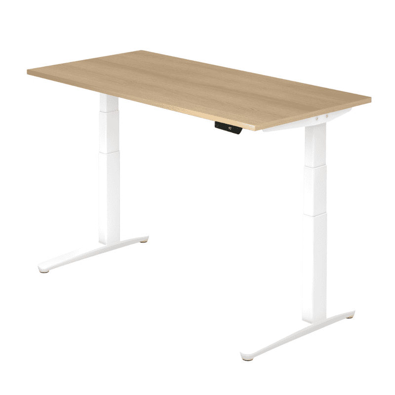 Ergonomischer Stehtisch Lausanne mit Memory-Schalter, elektrisch höhenverstellbar, in diversen Ausführungen