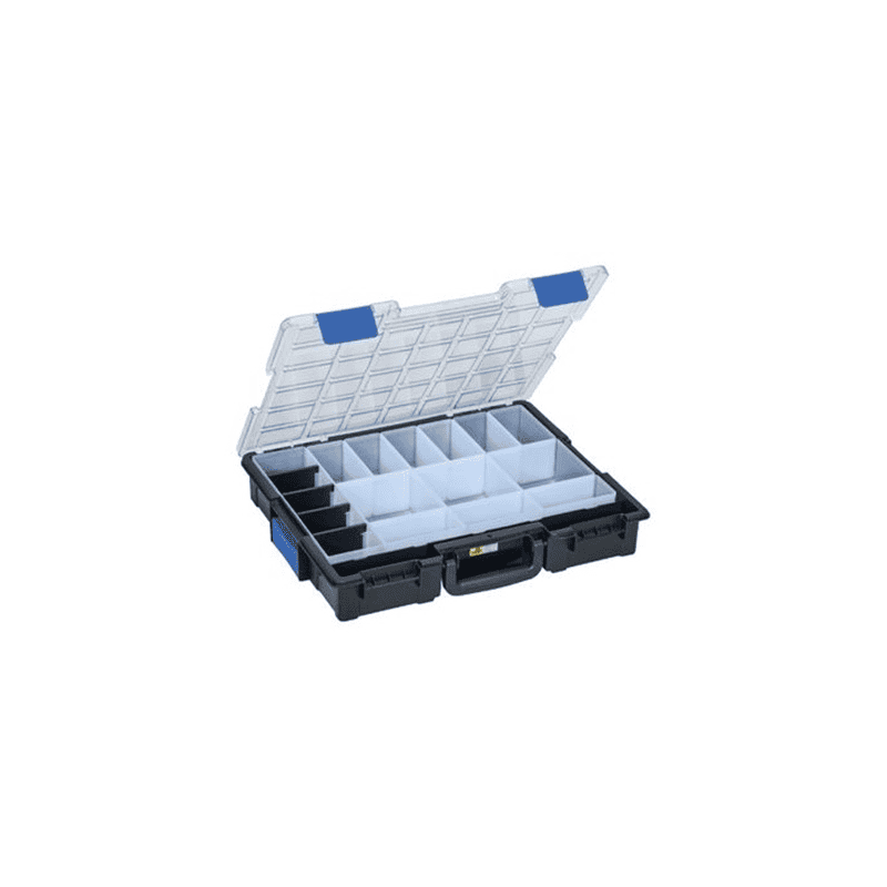 Bedrunka+Hirth Flex-Box-Kunststoff - 19 Fächer, 440 x 355 x 76 mm