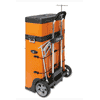 Werkzeugtrolley orange C41H mit zwei getrennten Modulen, 495 x 250 x 862 mm