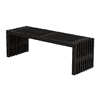 Banc rustique, deux couleurs, deux longueurs, avec ou sans étagère