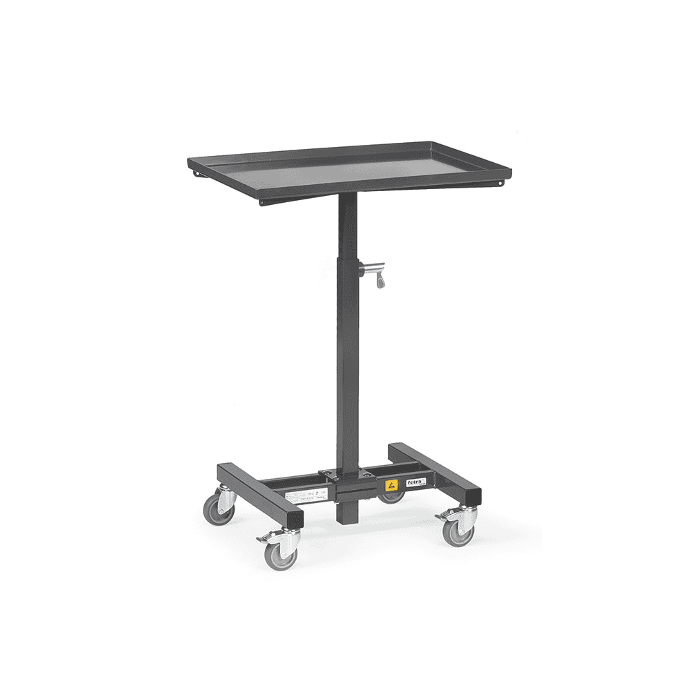 Fetra ESD-Materialständer, höhenverstellbar, 605 x 405 mm