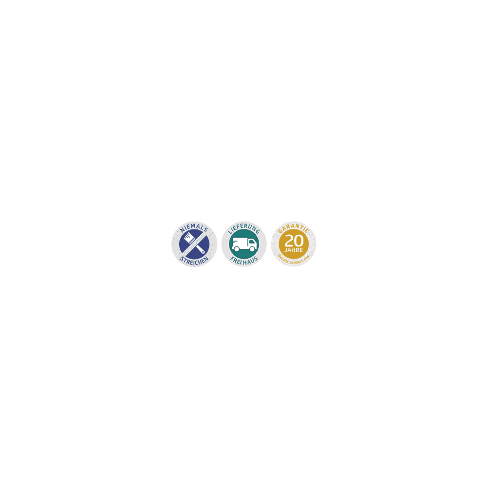 Biohort Seitendach Gr. L zu Gerätehaus HighLine®, H2-H5, in 3 Farben