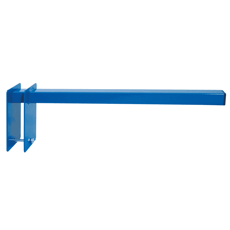 Schulte Séparateur pour rayonnage à profilés, bleu, disponible en deux profondeurs