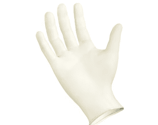 Gants jetables Semperguard latex force, non poudrés, paquet de 100 pièces