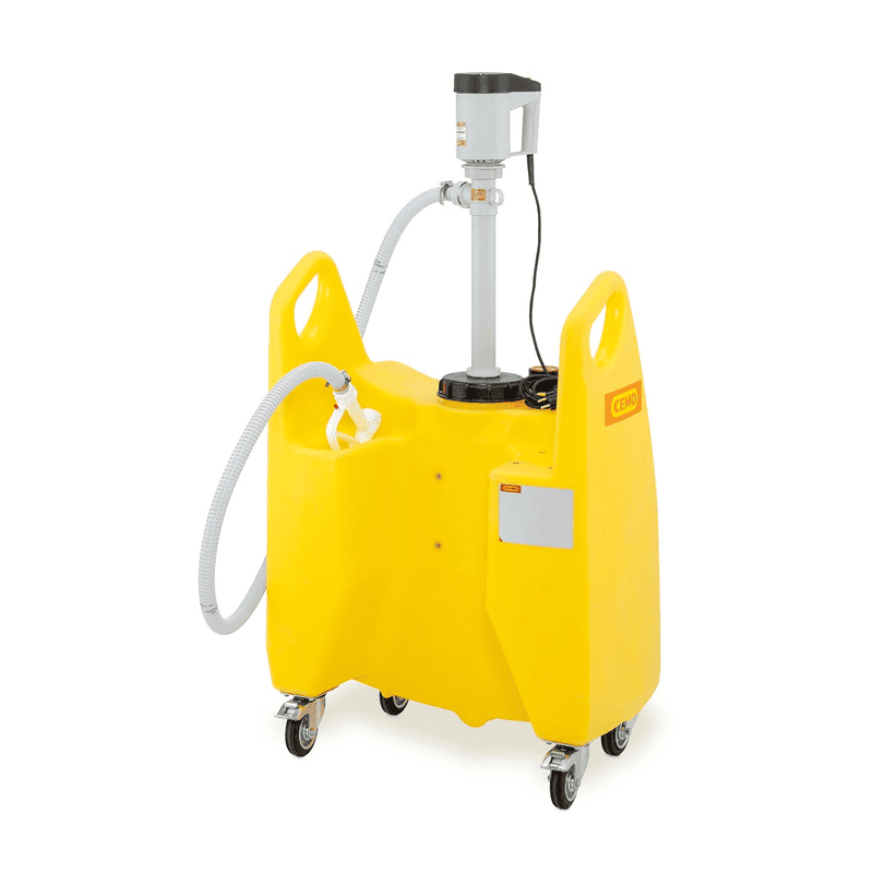 Transfer Trolley für den Transport von flüssigen Chemikalien - 130 Liter 