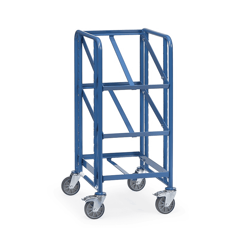 Fetra Chariot pour bacs européens, l x h 666 x 1101 mm, en 2 tailles