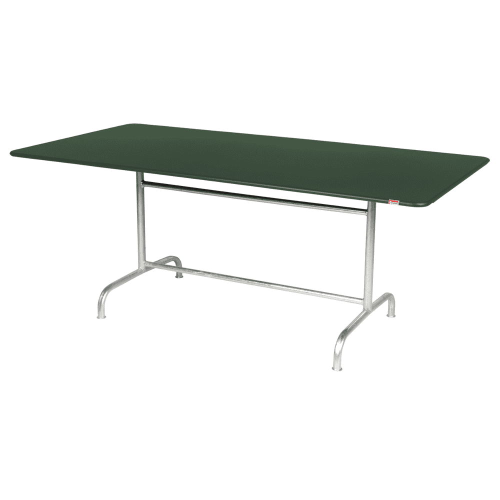 Schaffner Table métallique Rigi avec plateau en acier rabattable, en divers modèles