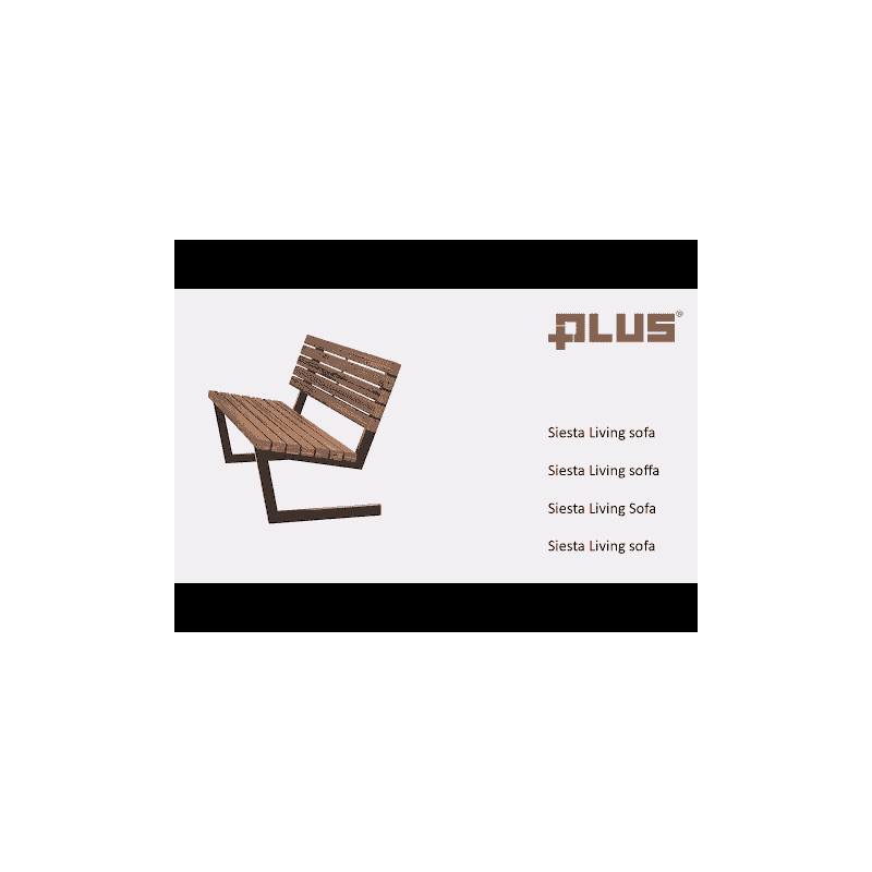PLUS Siesta Living Sofa, 150 cm, in zwei Farben