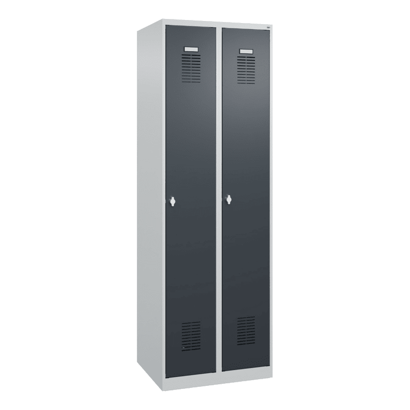 C+P Vestiaire Basis PLUS, en acier, h x l x p 1850 x 600 x 500 mm, en diverses versions