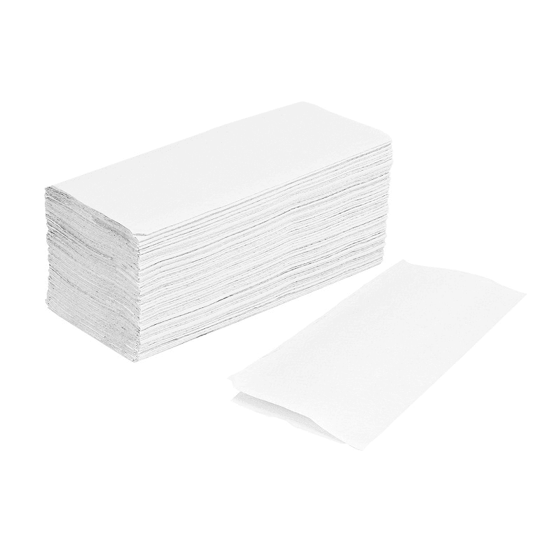 Essuie-mains en papier Edelweiss, pliage en V sur palette