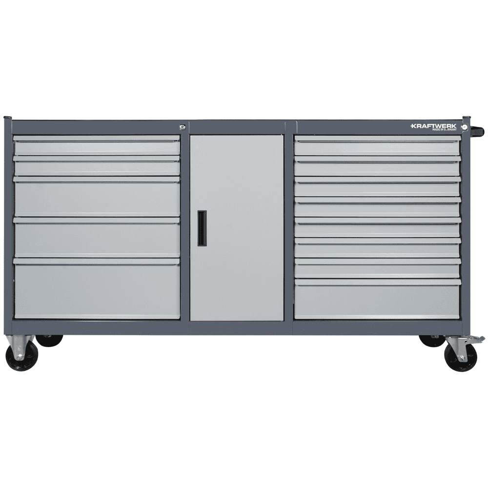 KRAFTWERK BT LINE Werkzeugwagen XXL BT1800, 13 Schubladen, leer, LxBxH 470 x 1805 x 1000 mm