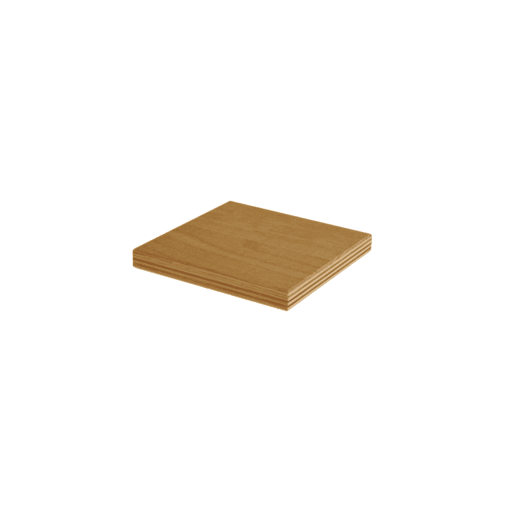 Abdeckplatte für Schubladenschrank, Tiefe 736 mm, Buche Multiplex, 4 Ausführungen