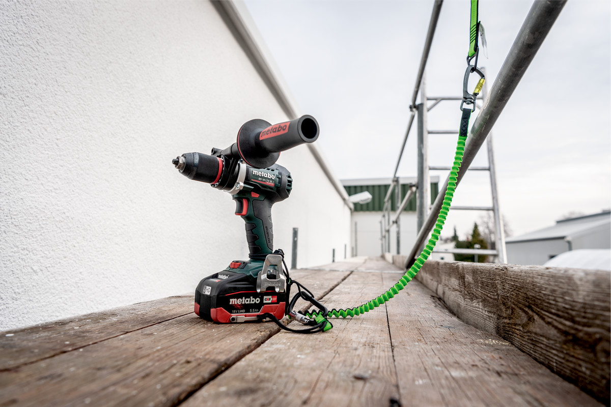 Metabo Batterie LiHD - DS 18 V / 4.0 à 10.0 Ah pour système de batterie CAS, avec étrier de sécurité