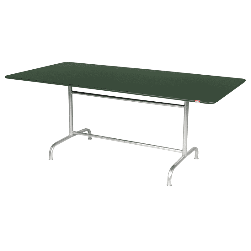 Schaffner Table métallique Rigi avec plateau en acier rabattable, en divers modèles