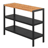 PLUS Table-barbecue Trend avec jardinière en ThermoWood®, L x L x H 1100 x 390 x 900 mm