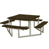 PLUS Twist Ensembles de mobilier de jardin, disponibles en plusieurs modèles