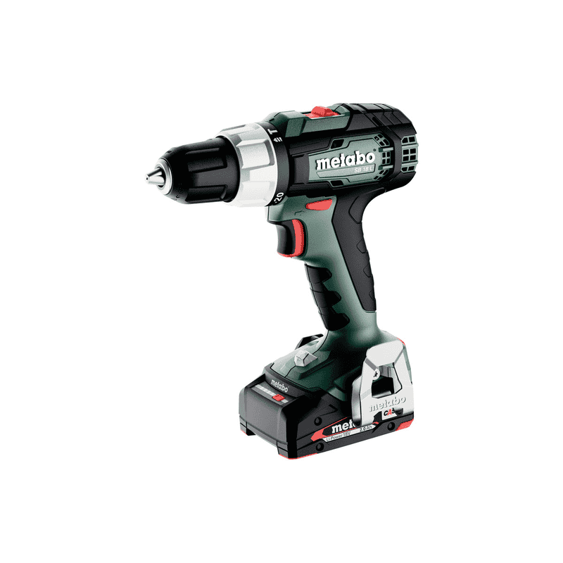 Metabo Akku-Schlagbohrschrauber SB 18 L, 18 V mit 2x Li-Power Akkus (18 V / 2.0 Ah), Ladegerät SC 36 und metaBOX 145