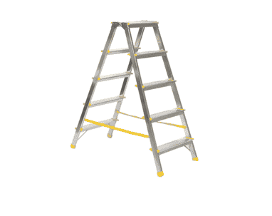 Stufenleiter aus Aluminium, 5 Stufen