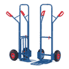Fetra Diable pour colis 300 kg de capacité de charge, hauteur 1300 mm, pelle en tôle d'acier et pliable