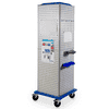 Bedrunka+Hirth mobiler Info-Point, 650 x 650 x 1970 mm