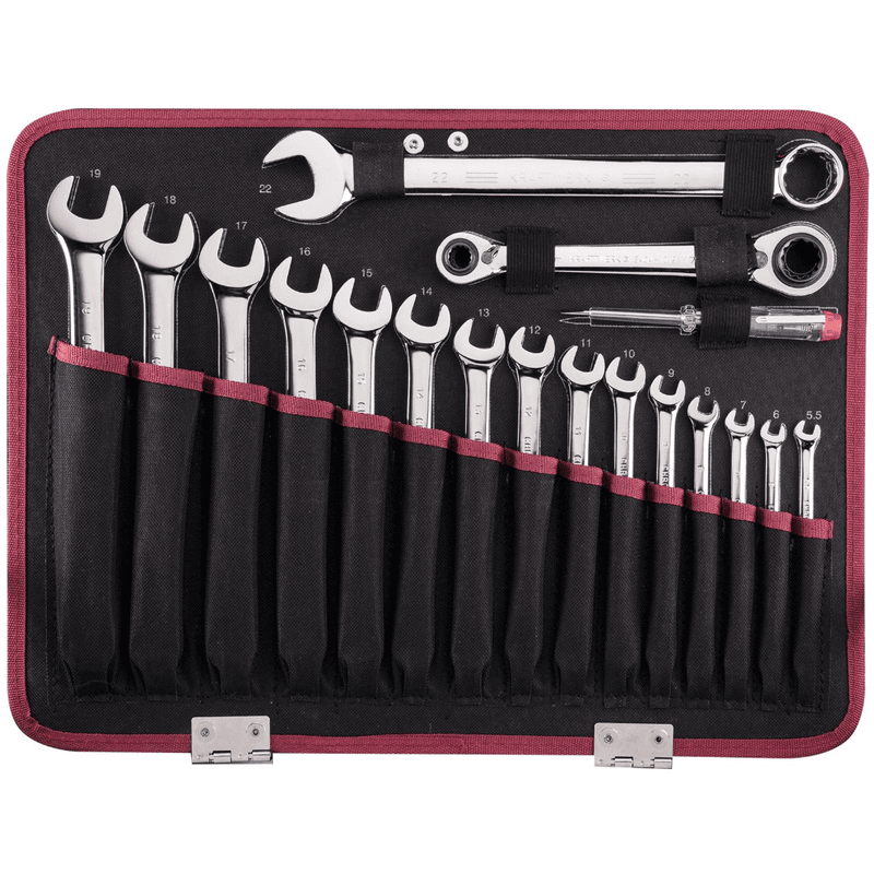 KRAFTWERK PRO LINE ABS Profi-Werkzeugkoffer P300, 186-teilig, 1/4" + 3/8", komplett-Werkzeugset
