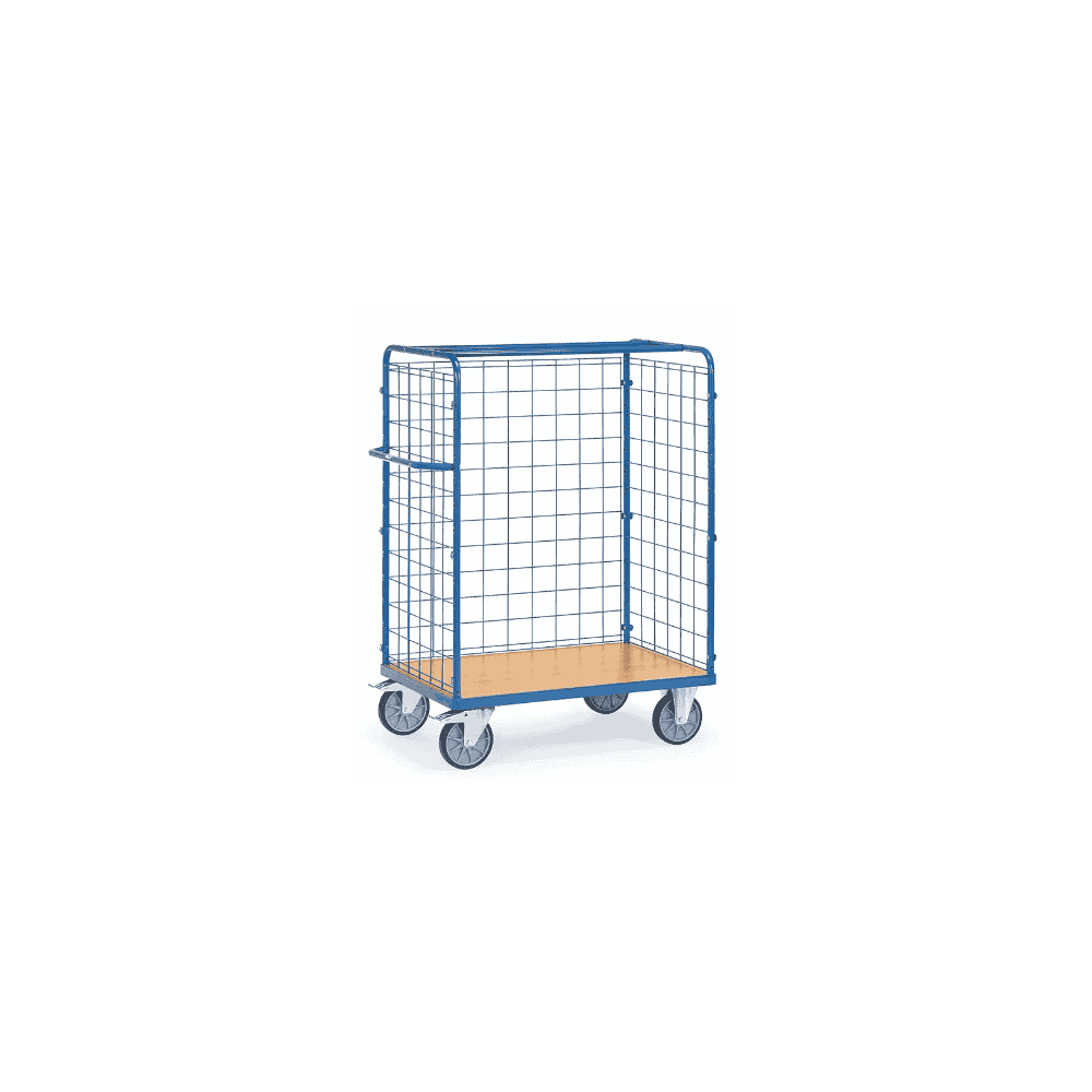Fetra Paketwagen mit 3 Drahtgitterwänden, Höhe 1500 mm, drei versch. Grössen