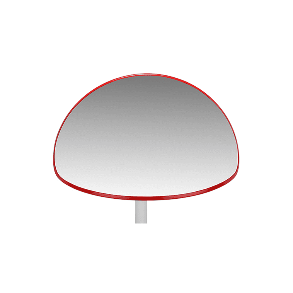 Miroir de sécurité Explorer en acrylique, testé par le TÜV et résistant au vent, en 2 tailles