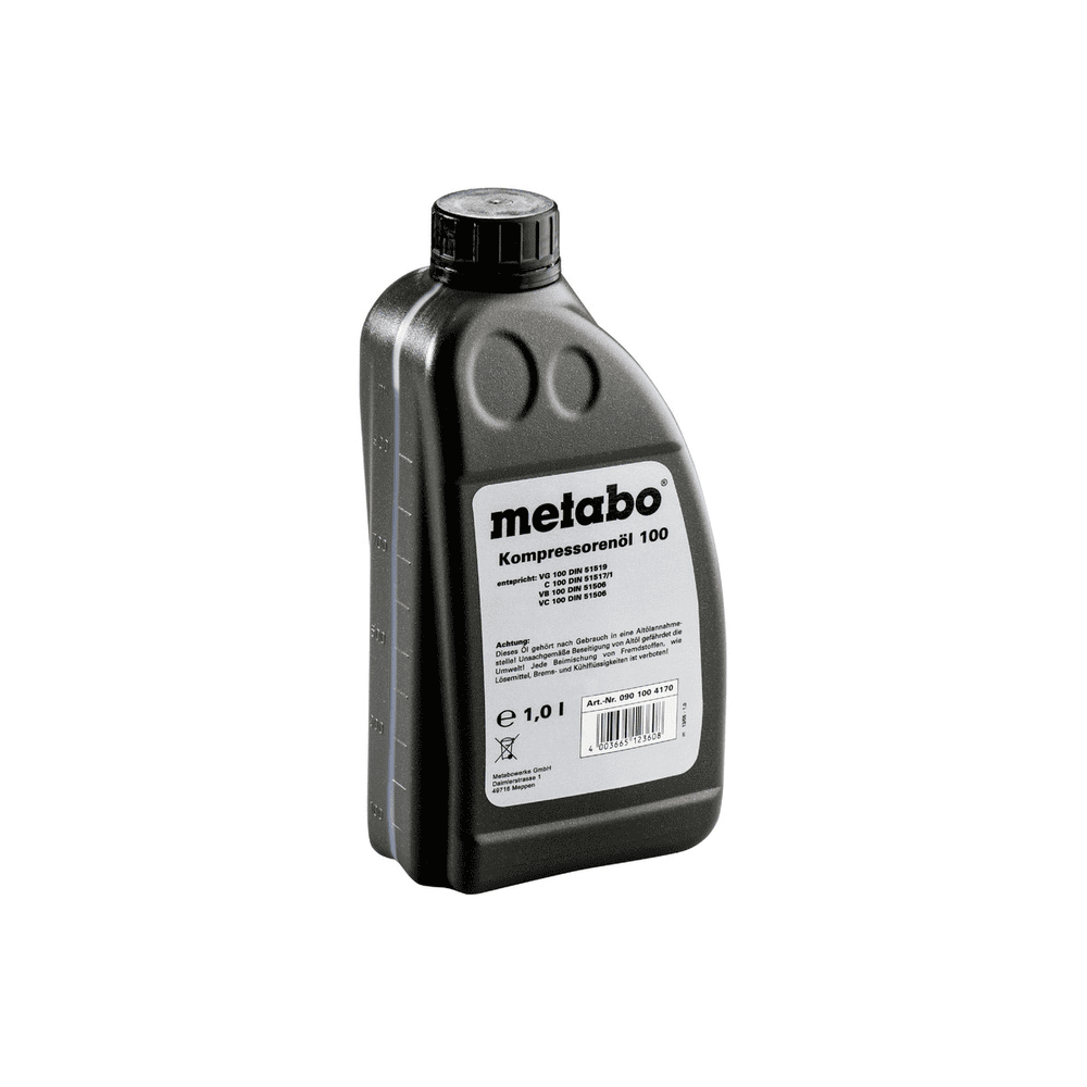 Metabo Kompressorenöl 1 Liter für Kolbenverdichter