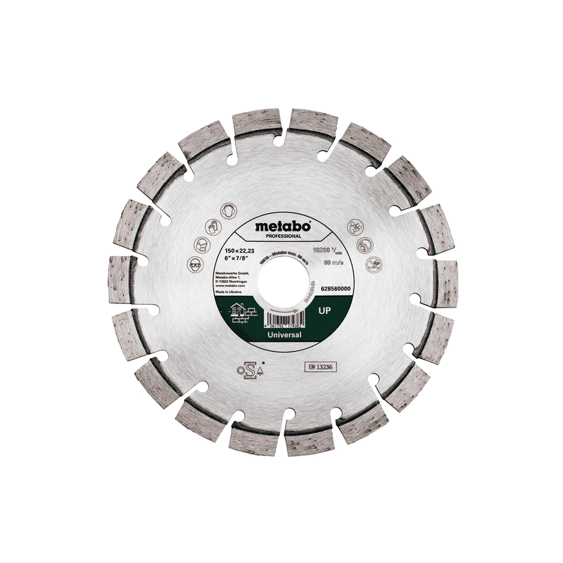 Metabo Diamanttrennscheibe "UP" Universal "professional", 150 x 22,23 mm