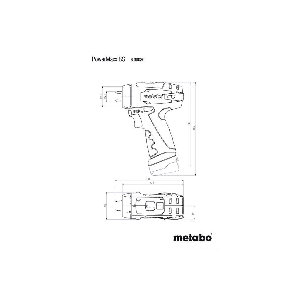 Metabo Akku-Bohrschrauber PowerMaxx BS Basic, 12 V in zwei Ausführungen