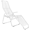 Schaffner Chaise longue spaghetti BRISSAGO, patins avec accoudoirs, empilable
