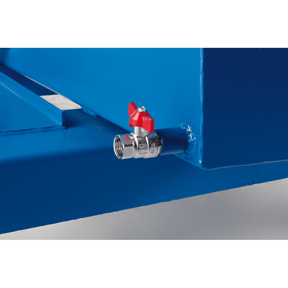 Proficontainer avec double fond et robinet de vidange