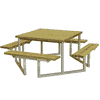 PLUS Twist Ensembles de mobilier de jardin, disponibles en plusieurs modèles