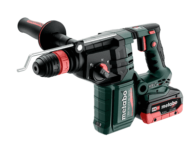 Metabo Marteau à batterie KH 18 LTX BL 28 Q, 18 V avec mandrin interchangeable Quick, en trois versions