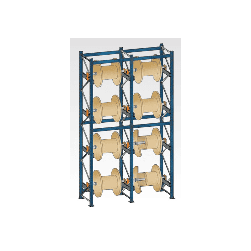 Schulte Kabeltrommel-Regal BlockRoll System für schwere Belastungen