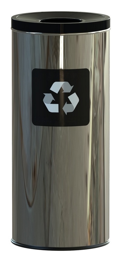 Poubelle en acier inoxydable