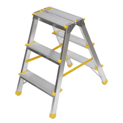 Stufenleiter aus Aluminium, 3 Stufen