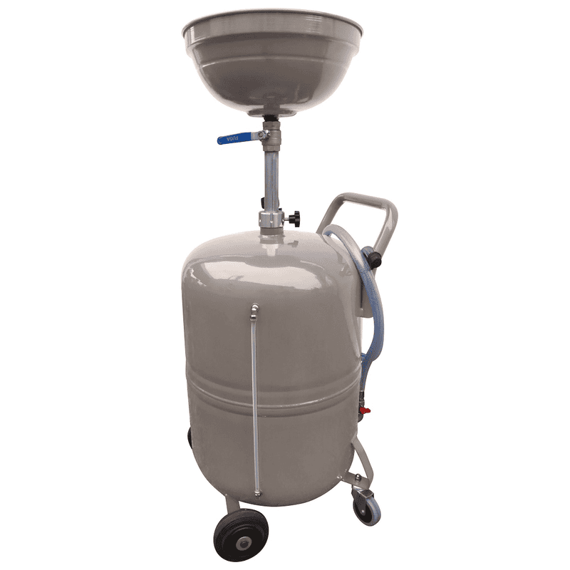 Récupérateur d'huiles de vidange avec entonnoir de collecte 80 l