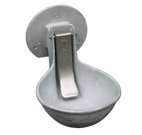 Anbautränke aus Aluminium zu PE-Weidefass