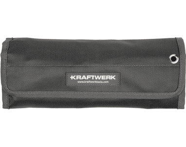 KRAFTWERK BASIC LINE Werkzeugtasche, 11-teilig, mit Ring-Maulschlüsseln, Schraubendrehern und Zangen