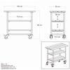 PLUS Table de barbecue et jardinière Urban Picnic avec étagère, en ThermoWood®, structure noire