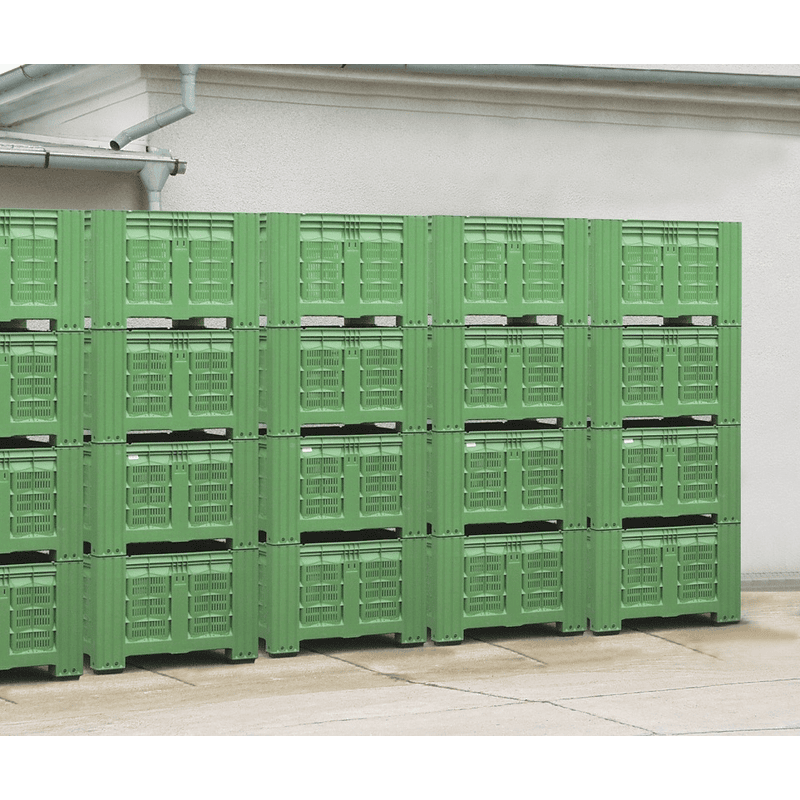 Kunststoffbox für Lagerung und Transport von Obst und Gemüse