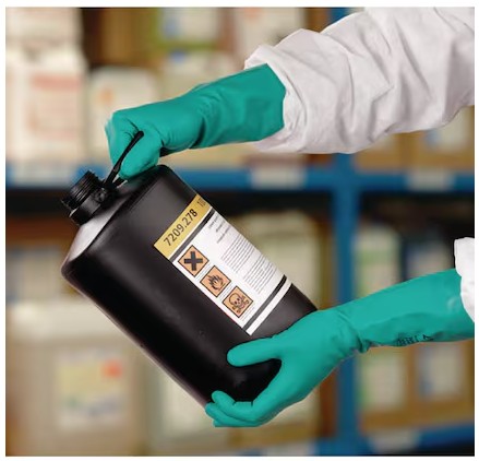 Chemikalienschutzhandschuhe Ansell AlphaTec 37-675, EN374 JKL, Packung à 12 Paar