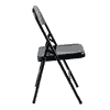 Chaise visiteur Arws F10 en métal, pliable, noire, lot de 4 pièces