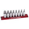 KRAFTWERK PRO LINE Innensechskant-Bit-Stecknuss-Satz MAGALU 1/2", 8-teilig