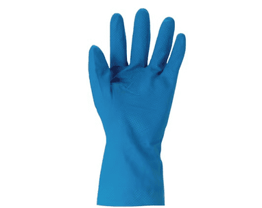 Chemikalienschutzhandschuhe Ansell AlphaTec® 87-195, Naturlatex, blau, 12 Paar