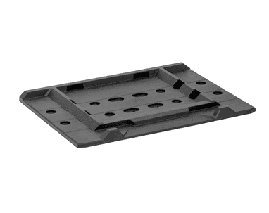 Plaque adaptateur étagère pour le boîtier de protection contre l'incendie du système de batteries