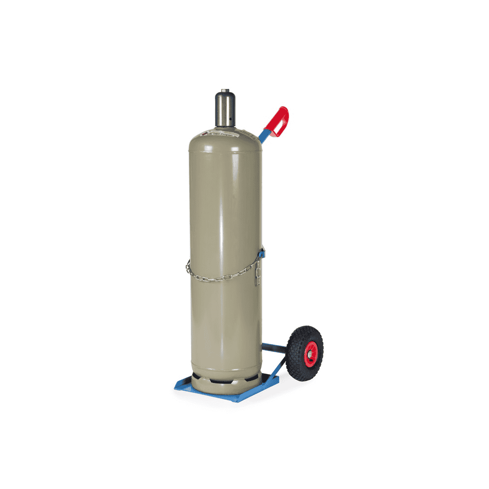 Fetra Stahlflaschenkarre für 1 Propangasflasche 11 kg Ø 300 mm oder 33 kg Ø 318 mm
