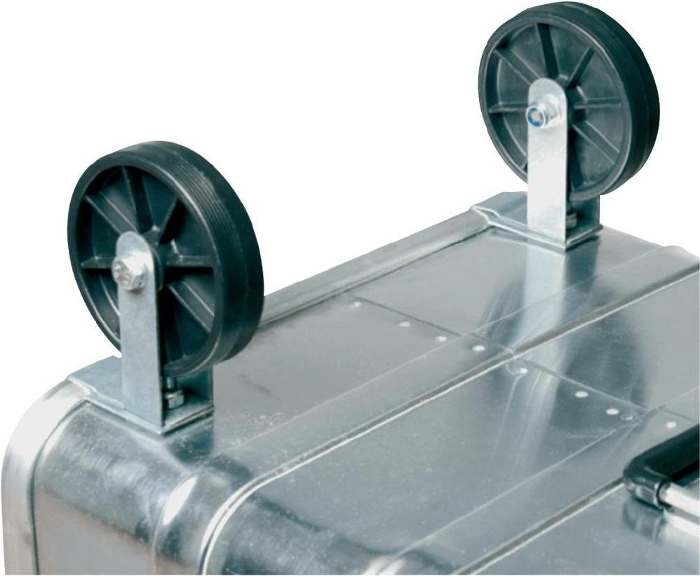 Räderset Trolly zu Aluminium-Werkzeugboxen