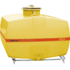 CEMO Fût en PRV, forme de valise, 1800 l, avec cloisons anti-vagues transversales et raccord à bride à 3 trous